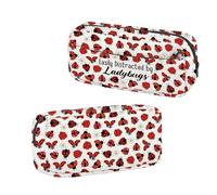 BNQL Astuccio a forma di coccinella, idea regalo per amanti delle coccinelle, facilmente distratto dalle coccinelle, astuccio per cancelleria, organizer