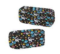 BNQL Astuccio per matite astronauta regalo per amanti dello spazio regali sistema solare regali astronauta astronauta astronauta astuccio spaziale viaggio borsa per il trucco