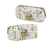 BNQL Astuccio per matite con cerniera Science Lab Regali scientifici Lab Tech Gifts Ain't No Crew Like Laboratory Crew Scientist Stationery Bag