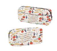 BNQL Astuccio per matite con scritta "I'm Not Like a Regular Counselor I'm a Cool Counselor", regalo di apprezzamento per consulenti