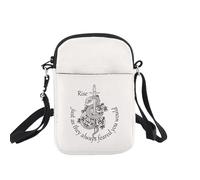 BNQL Borsa a tracolla ispirata al libro, idea regalo per gli amanti dei libri, idea regalo per la lettura, con scritta in lingua inglese "Just As They Always Feared You would