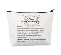 BNQL Chaos Coordinator Gifts - Borsa cosmetica da donna per il coordinatore del caos, con definizione di ringraziamento, Chaos Coordinator - Trousse per trucchi, alla moda