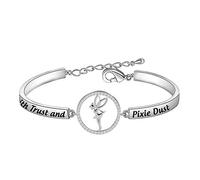 BNQL Faith Trust and Pixie Dust - Braccialetto da favola, regalo di compleanno per lei