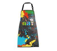 BNQL Grembiule da pittore con tasche per artisti pittori regali per amanti dell'arte regalo per insegnanti d'arte grembiule da pittore, Grembiule Love Art, L