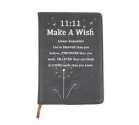 BNQL Make a Notebook 11 11 Make a Gifts Dandelion Gifts Make a Leather Journal Notebook Angel Number Spiritual Gift (Make a Notebook)