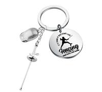 BNQL Portachiavi scherma regalo per gli amanti dello scherma Regali It's Okay If You Don't Like Fencing Player Gift Sport Gift Portachiavi