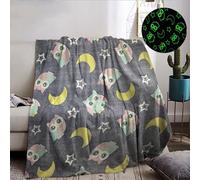 BNREDA Coperta coccolosa per bambini, coperta di flanella incandescente in pile, coperta morbida e calda per il divano, regali di compleanno per bambini e bambine (B, 130x150cm)