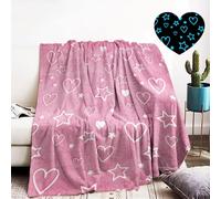 BNREDA Coperta coccolosa per bambini, coperta di flanella incandescente in pile, coperta morbida e calda per il divano, regali di compleanno per bambini e bambine (R, 130x150cm)