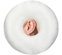 BNRendles - Cuscino in raso per piercing all'orecchio per persone che dormono sul lato, cuscini setosi con foro per le orecchie, supporto per mal di testa, sollievo dal dolore all'orecchio,