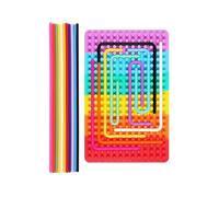 BNREOZA Sensory Activity Board Tavola da attività Sensoriale Silicone 10 Corde Tactile Sensory Toys Design Double-Face per Lenire Stress Ansia Autismo