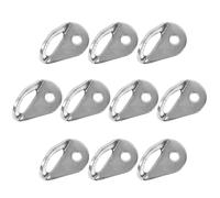 bnsggl 10Pcs Rock Climbing Ancoraggi Gancio Bulloni Acciaio Inox Gancio Piastra Per Alpinismo Rappelling Escursionismo Campeggio Viaggio