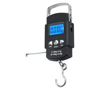 bnsggl Pesce Bilancia Con Nastro di Misurazione Bilancia Pesca Digitale Appeso Gancio Bilancia Strumento Bilancia Digitale A Mano Facile Da Usare