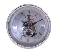 bnsggl Sostituzione del movimento dell'orologio al quarzo, elegante lente dell'orologio con intarsio artigianale chiaro prospettiva testa dell'orologio 149 mm elegante aspetto oro argento