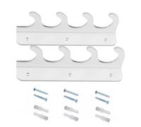 bnsggl Versatile Parete Robusto Canne Da Pesca Rack Portatile Accessorio Casa Con Facile Installazione Elegante Per Le Camere Giovani