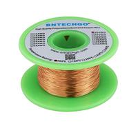 Bntechgo 30 AWG Magnet Wire - Filo di rame smaltato - magnete smaltato avvolgimento filo - 113,4 gram - Diametro 0,1 cm. 1 bobina bobina naturale temperature rating 155 ℃ ampiamente utilizzato per