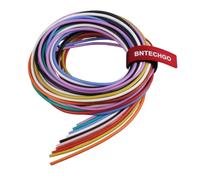 BNTECHGO Kit di fili in silicone a 16 gauge ultra flessibile a 10 colori ad alta resistenza 200 gradi C 600 V silicone Rubber Insulation 16 AWG Silicone Wire 252 Strands of Tinned Copper Wire Battery