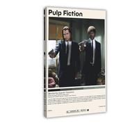 bntjxz Poster Pulp Fiction, poster minimalista su tela, motivo: Quentin Tarantino, decorazione per camera da letto, ufficio, camera da letto, regalo, 30 x 45 cm