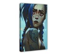 bntjxz Poster su tela, motivo: Arcane Jinx, decorazione per camera da letto, ufficio, camera da letto, regalo, 20 x 30 cm