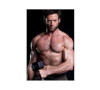 bntjxz Stampa artistica da parete con stampa di Hugh Jackman 2, per soggiorno e camera da letto, 30 x 45 cm