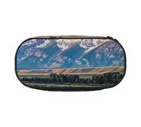 BNVSADC Astuccio con stampa del Parco Nazionale del Grand Teton, grazioso astuccio per matite e penne, grande astuccio per cancelleria, trousse per il trucco, per adolescenti, ragazzi, ragazze, scuola