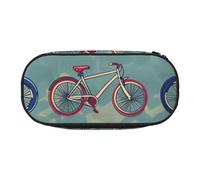 BNVSADC Astuccio per matite con stampa natalizia con pupazzo di neve felice, grazioso astuccio per penne, grande astuccio per cancelleria, trousse per il trucco, per adolescenti, ragazzi, ragazze