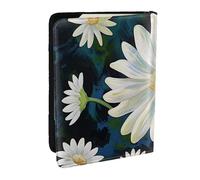 BNVSADC Custodia per passaporto con stampa elefante, in pelle PU, per uomini e donne, 16,5 cm, Dipingere Fiori, Taglia unica, Moderno