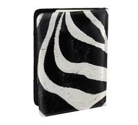 BNVSADC Porta passaporto con stampa a bolle di birra da viaggio, in pelle PU, per uomini e donne, 16,5 cm, Zebra., Taglia unica, Moderno