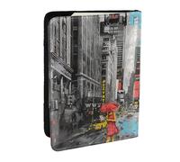 BNVSADC Porta passaporto da viaggio in pelle PU con stampa di animali Otomi messicani, per uomini e donne, 16,5 cm, Amore da New York, Taglia unica, Moderno