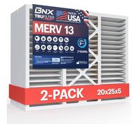 BNX TruFilter - Filtro dell'aria MERV 13 da 10,2 cm x 25 x 5 cm (40,8 x 61,9 x 11,9 cm), compatibile con Honeywell da 10,2 cm, prodotto negli Stati Uniti, filtri per forno HVAC AC, salute, allergie,