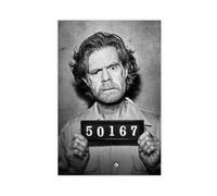bnyesa Frank Gallagher Shameless TV Series - Poster su tela, decorazione artistica da parete per soggiorno, camera da letto, 40 x 60 cm