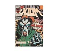 bnyesa MF DOOM - Poster su tela con musica retrò rapper, decorazione per camera da letto, ufficio, camera da letto, regalo, 20 x 30 cm