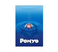 bnyesa Ponyo, poster su tela, decorazione artistica da parete per soggiorno, camera da letto, 30 x 45 cm