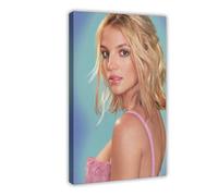 bnyesa Poster Britney & Spears American Female Singer Dormitory - Decorazione artistica da parete per camera da letto, poster decorativo da parete per soggiorno e camera da letto, 30 x 45 cm