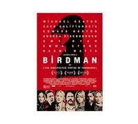 bnyesa Poster del film Birdman, 4 poster su tela, decorazione per camera da letto, ufficio, camera da letto, regalo, 20 x 30 cm