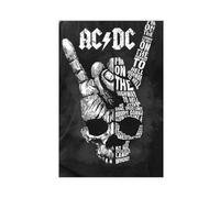bnyesa Poster su tela ACDC Rock Band 5, decorazione per camera da letto, ufficio, camera da letto, regalo, 30 x 45 cm