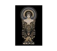 bnyesa Poster su tela con stampa di Metropolis, decorazione per camera da letto, per ufficio, camera da letto, 40 x 60 cm
