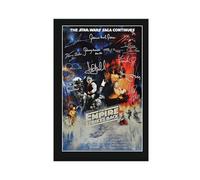 bnyesa Poster su tela con stampa di Star Wars - L'impero colpisce ancora, decorazione artistica da parete per soggiorno e camera da letto, 30 x 45 cm