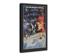 bnyesa Poster su tela con stampa di Star Wars - L'impero colpisce ancora, decorazione artistica da parete per soggiorno e camera da letto, 30 x 45 cm