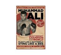 bnyesa Poster su tela di Muhammad Ali, decorazione per camera da letto, ufficio, stanza, regalo, 20 x 30 cm