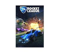 bnyesa Poster su tela, motivo: razzo e videogiochi con veicoli League, decorazione artistica da parete per soggiorno e camera da letto, 20 x 30 cm