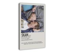 bnyesa Skam - Poster su tela, motivo: serie TV, decorazione per camera da letto, ufficio, camera da letto, regalo, 50 x 75 cm