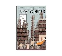bnyesa Stampa artistica da parete con stampa di The New Yorker per soggiorno, camera da letto, 50 x 75 cm