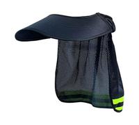 BnyHjir Visiera parasole rigida - Protezione integrale per il collo, striscia riflettente di protezione per casco, per cantieri di lavoro, giardinaggio, magazzini all'aperto