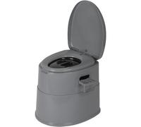 Bo-Camp 7 Litri, WC Portatile divisibile Unisex, Grigio, Taglia Unica