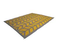 BO-CAMP BC IND Alfombra Flaxton M giallo per campeggiatori e outdoor, per comfort e praticità all’aperto