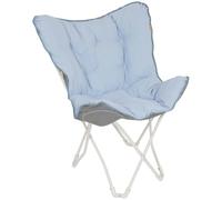 BO-CAMP BC PA Sillón mariposa Murat blu per campeggiatori e outdoor, per comfort e praticità all’aperto
