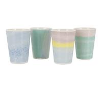 BO-CAMP BC PA Taza Barfleur 4pcs melamina per campeggiatori e outdoor, per comfort e praticità all’aperto