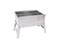 Bo-Camp Compact Deluxe Barbecue in Acciaio Inox, Argento, 33 x 22.5 x 27.5 cm