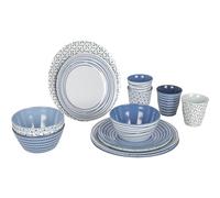 Bo-Camp Mix & Match, Stoviglie Unisex-Adulto, Blu, Taglia Unica