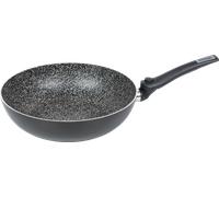 Bo-camp padella wok girevole con manico pieghevole 28 cm nero